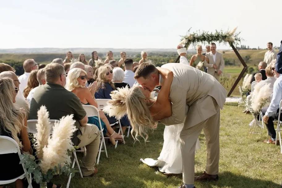 Bismarck tented wedding