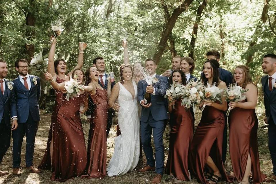 Detroit Lakes tented wedding