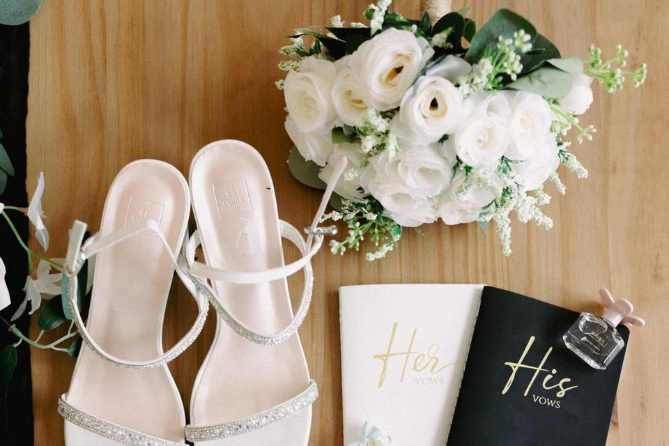 Bridal Flatlay Details