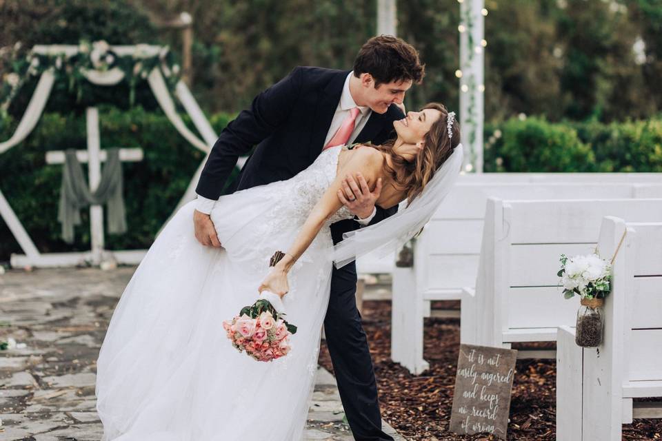 Ever After Farms Peach Wedding