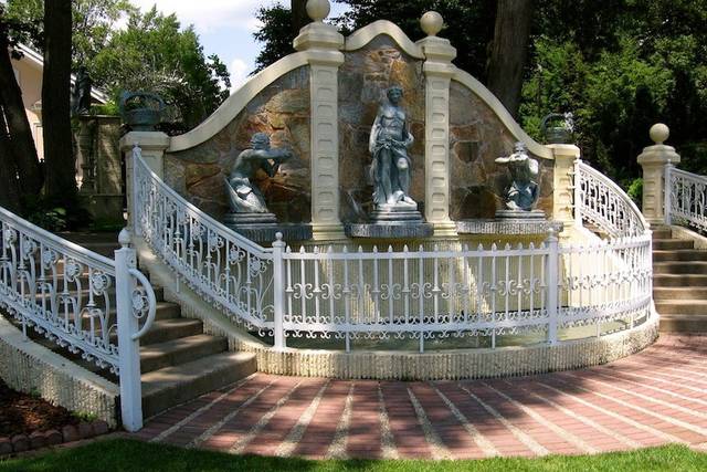 Statues and fountains fill the Ceremony Garden