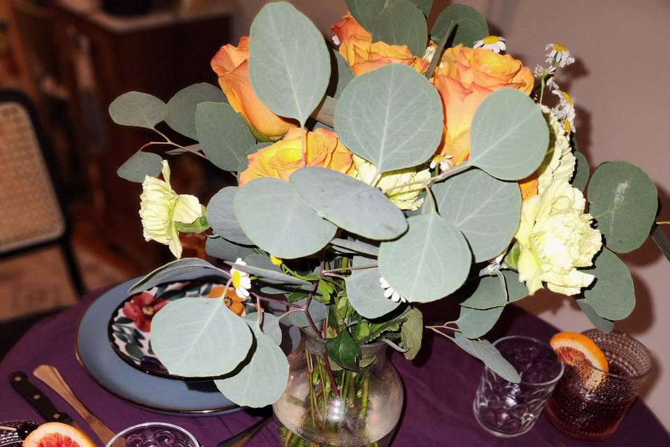 Intimate Gathering Table Setup
