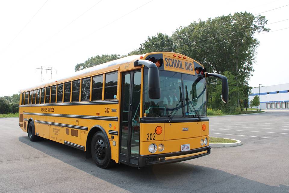 Our largest bus holds 48 pass.