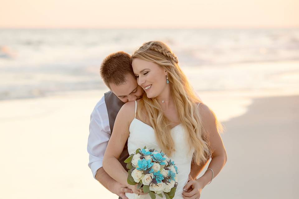 Lovers on the sand