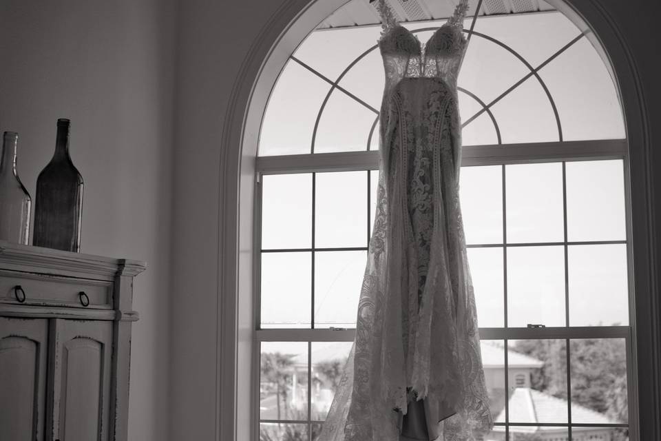 Hanging dress