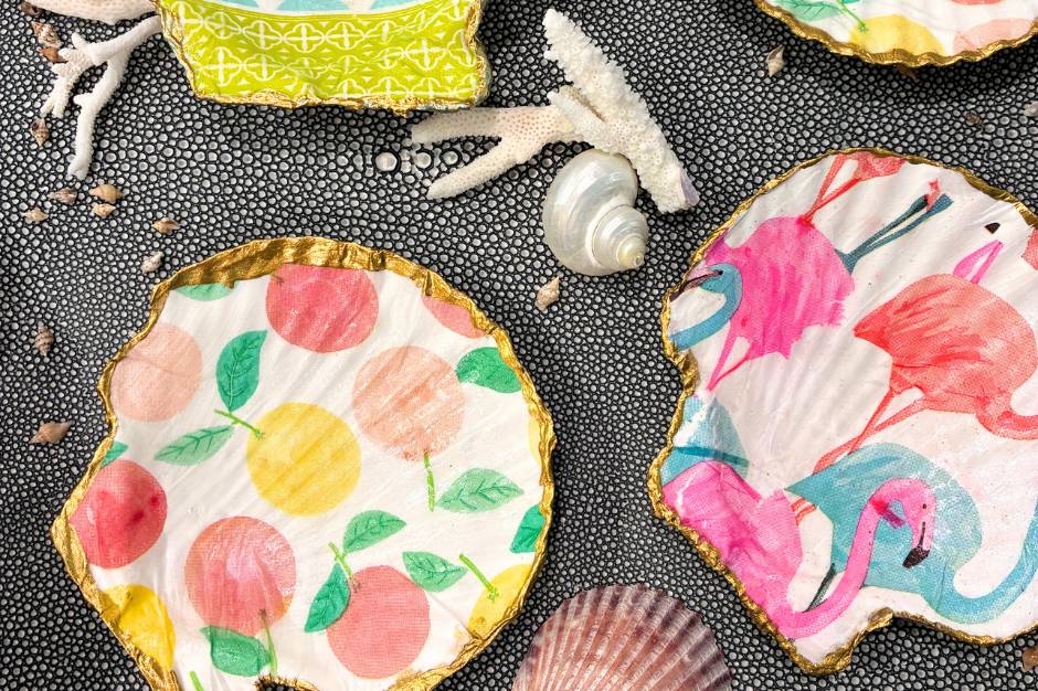Decoupage Trinket Dishes