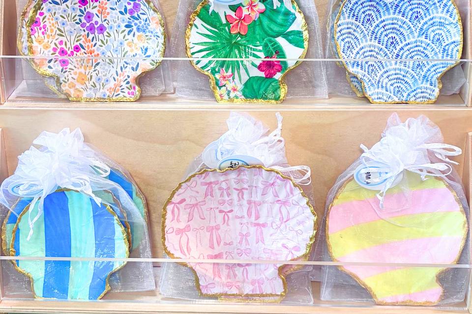 Decoupage Trinket Dishes