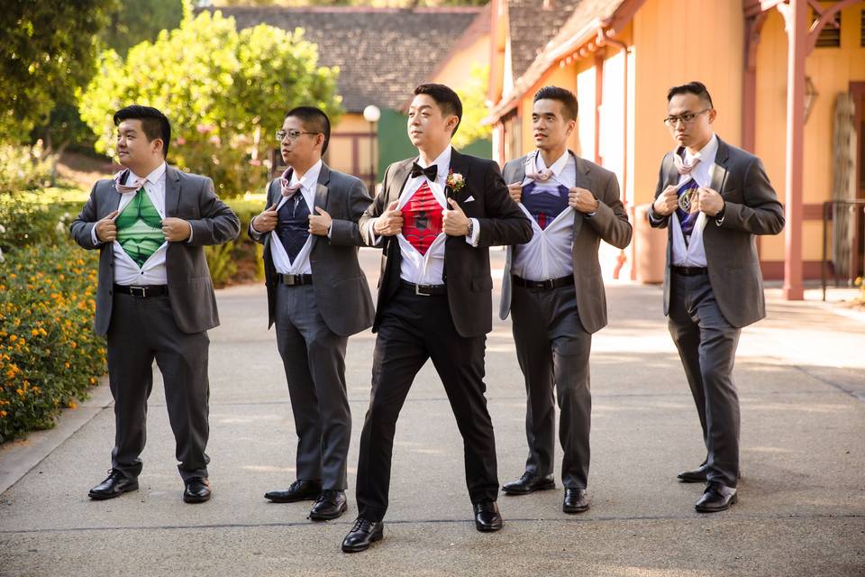 Superhero Groomsmen