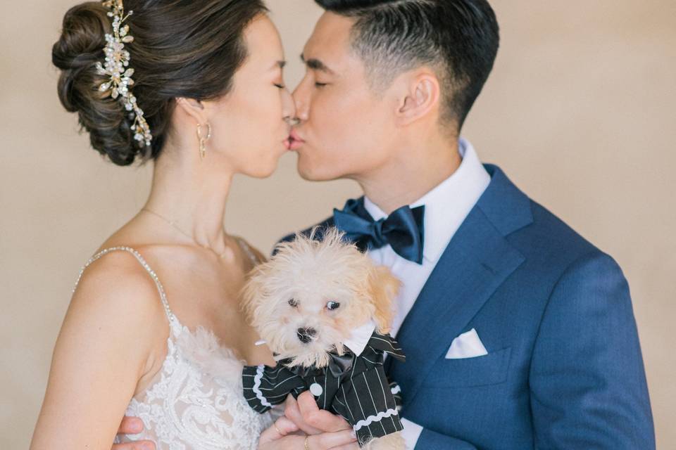Couple with their Precious Pup