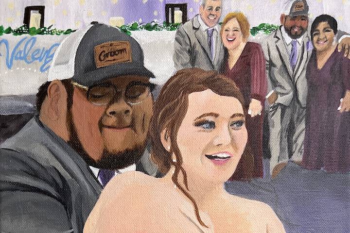 Parents watching first dance