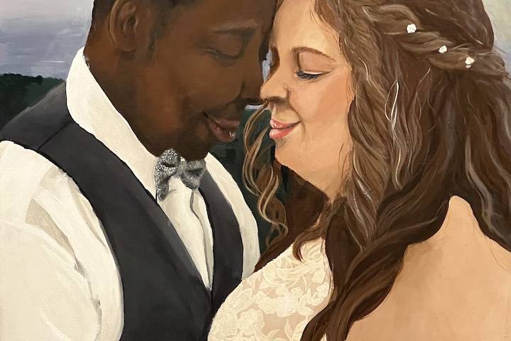 Intimate First Dance Painting