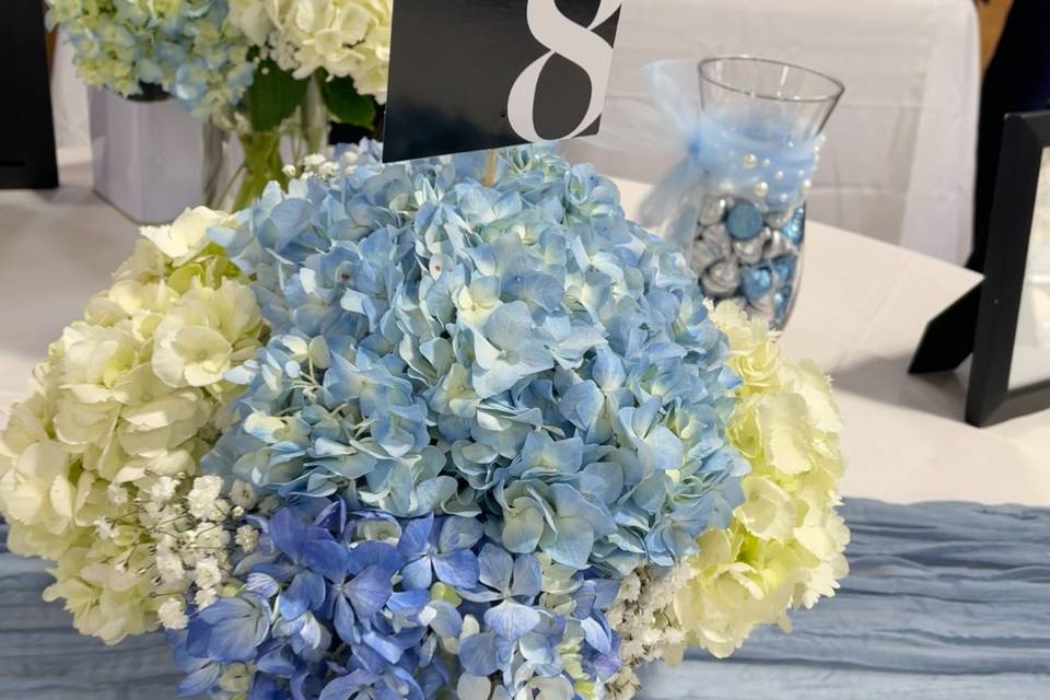 Hydrangea Centerpiece