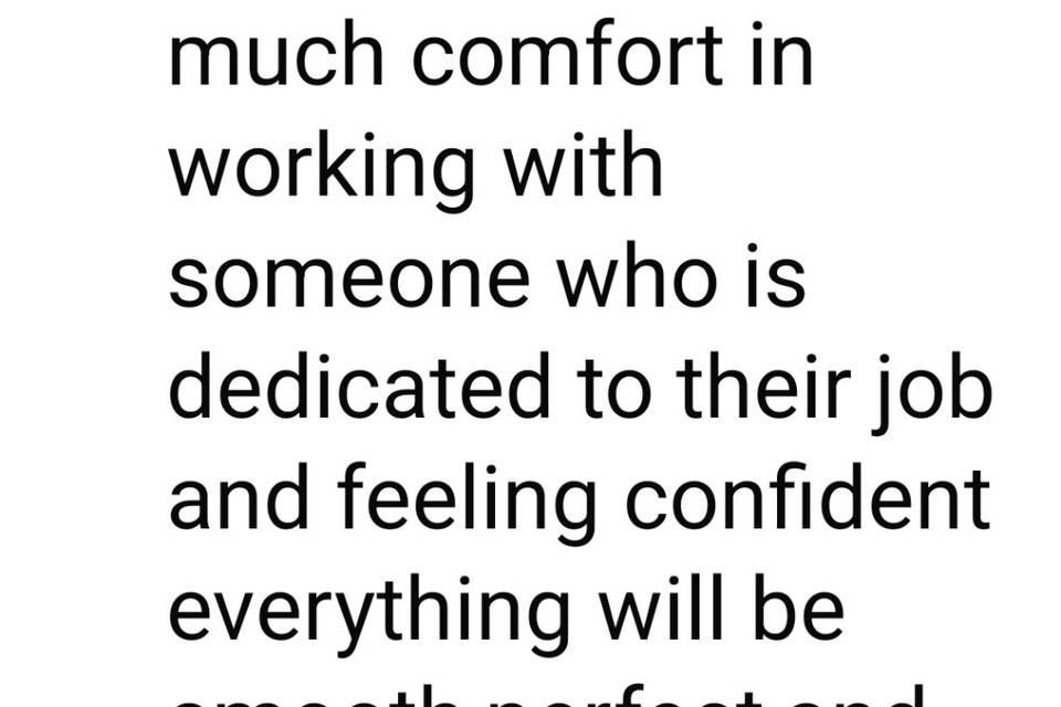 One of our reviews