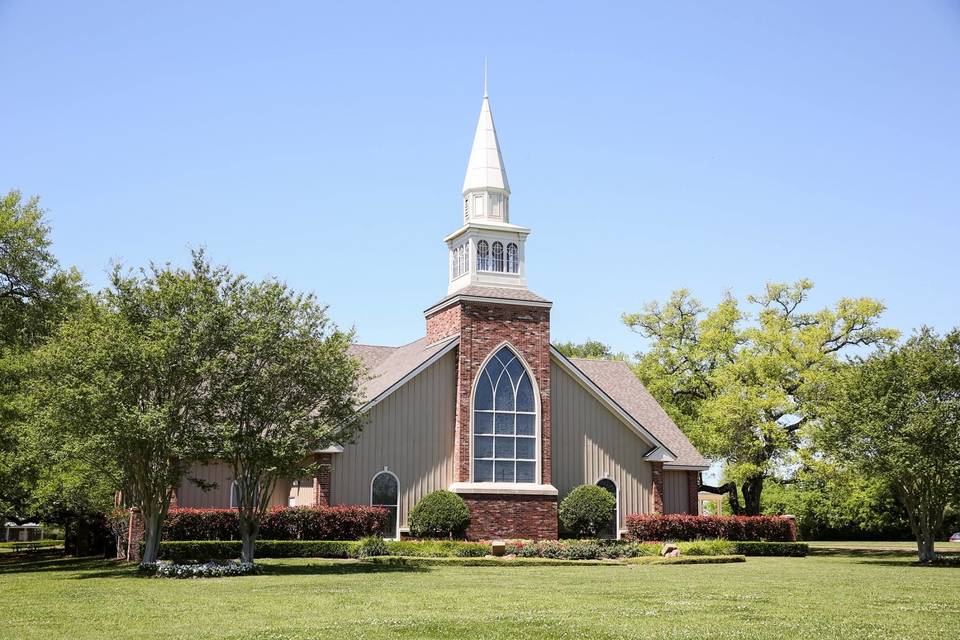 Outside the chapel