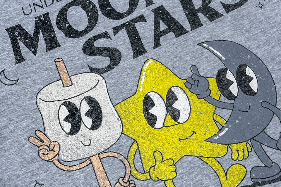 Vintage Screen Print Crew Neck