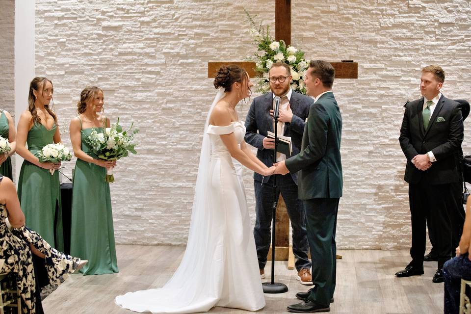 Indoor ceremony