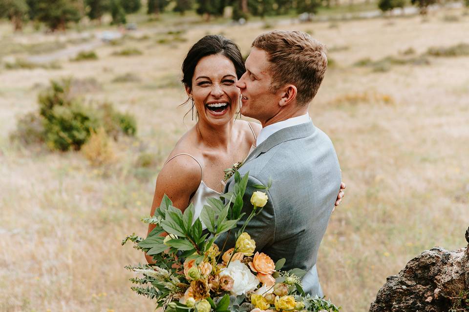 Estes Park Bride and Groom