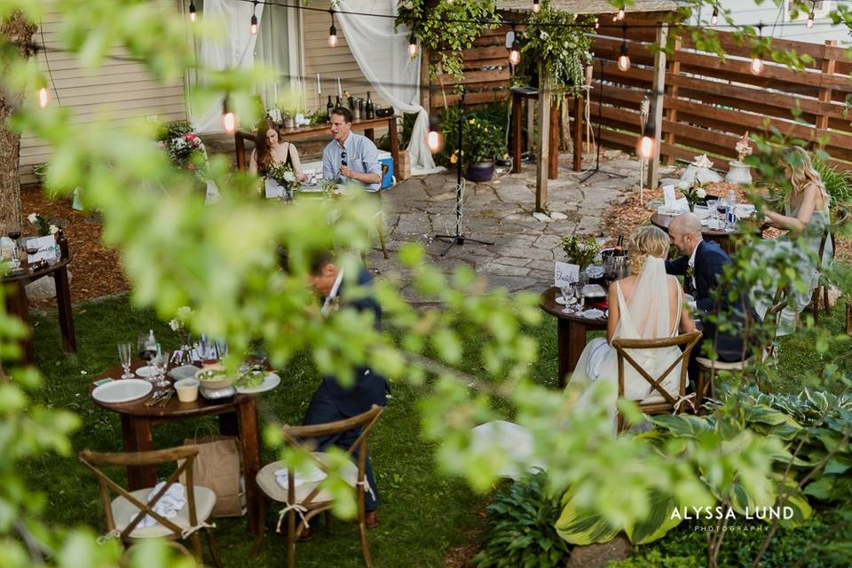 Backyard Wedding