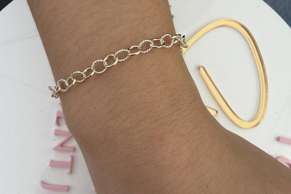 Mix Metal Cable Chain