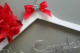 Personalized Bridal hanger