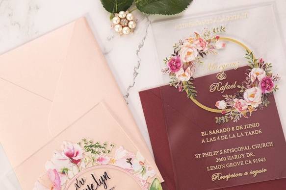 NEW! Acrylic Invitations