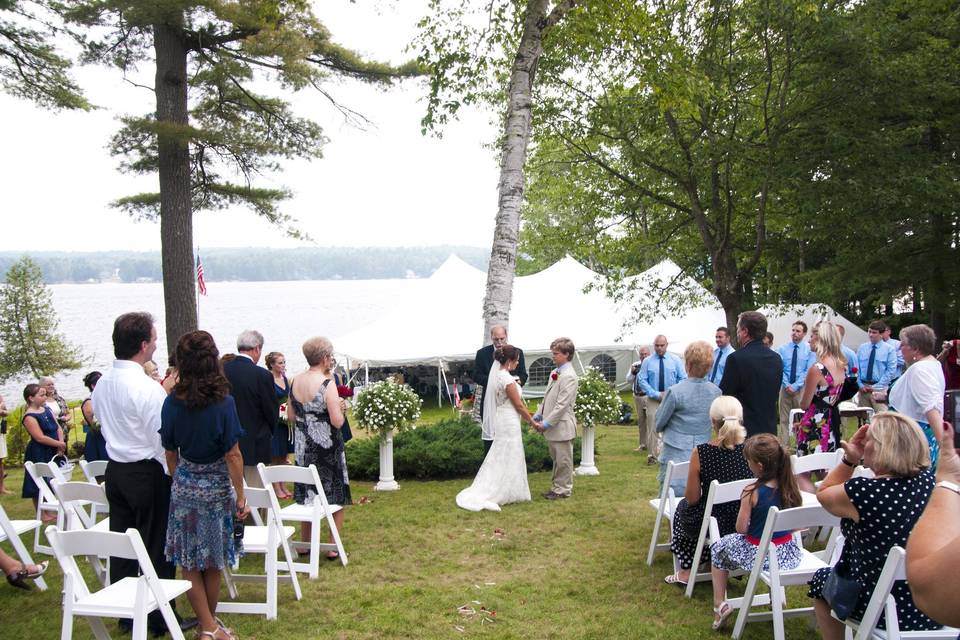 Outdoor wedding