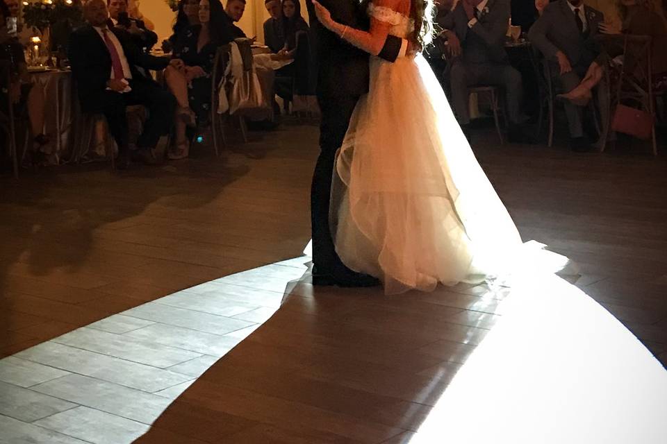 First Dance Spotlight.