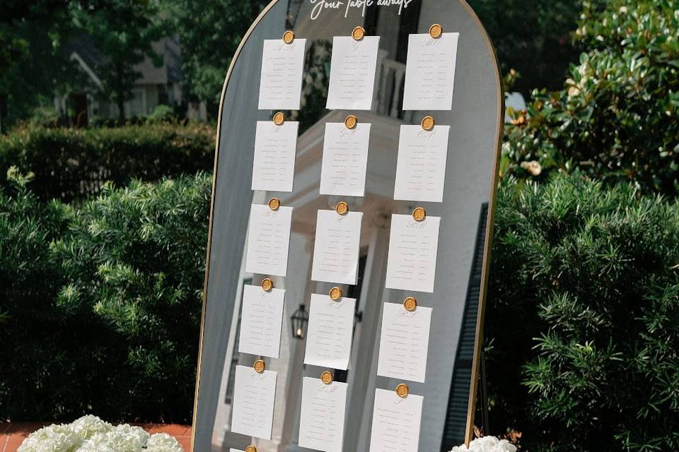 Seating chart display