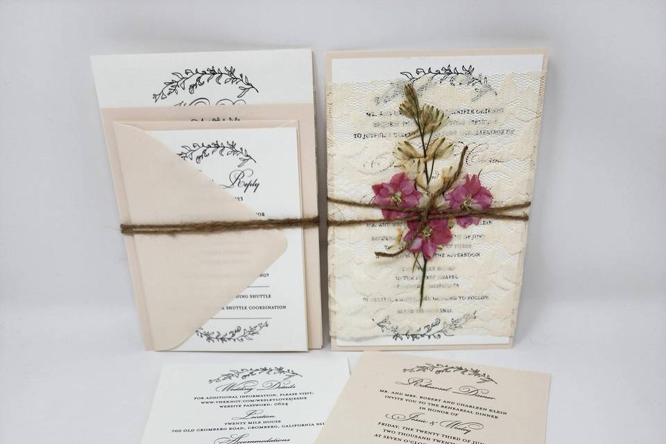 Jessie & Wesley Invitation Set