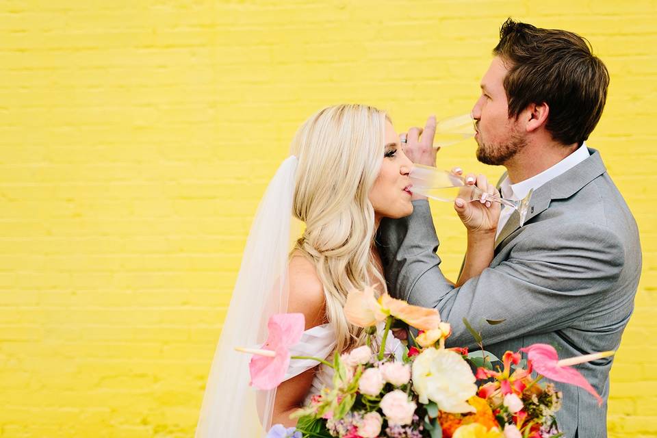 Colorful wedding by Mae Photo.