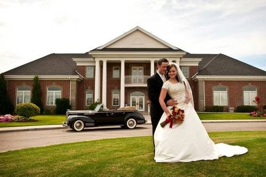 Groom and his bride