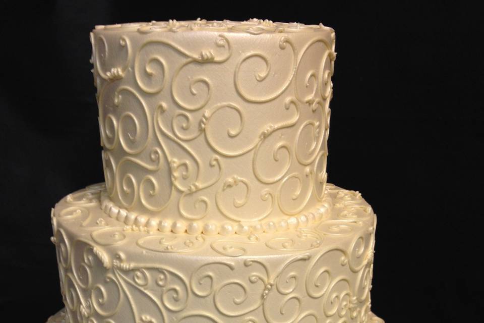 Patterned icing