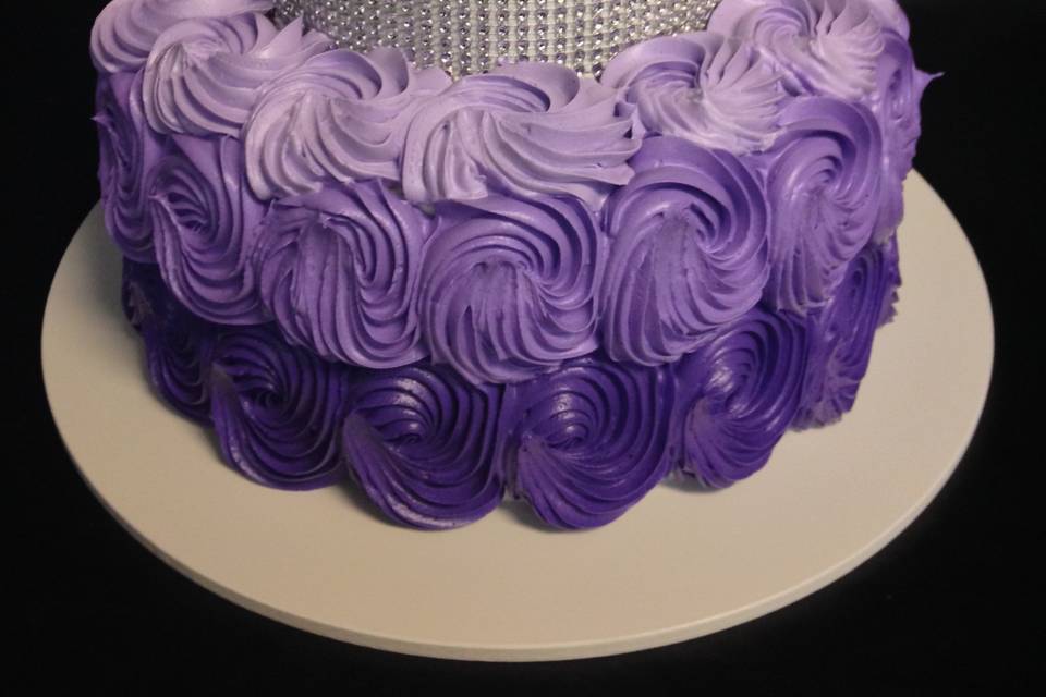 Purple icing