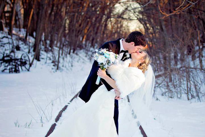 Kiss in the snow