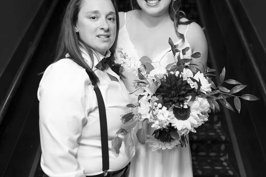 Brides on the Stairs