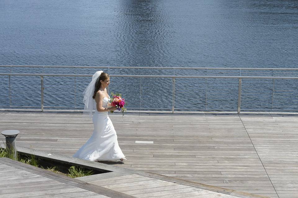 Walking to First Look