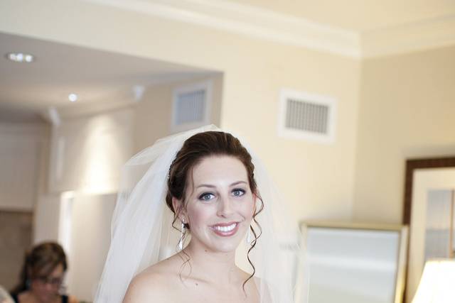 Happy bride