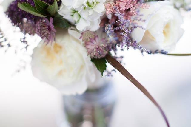 Pink floral arrangement