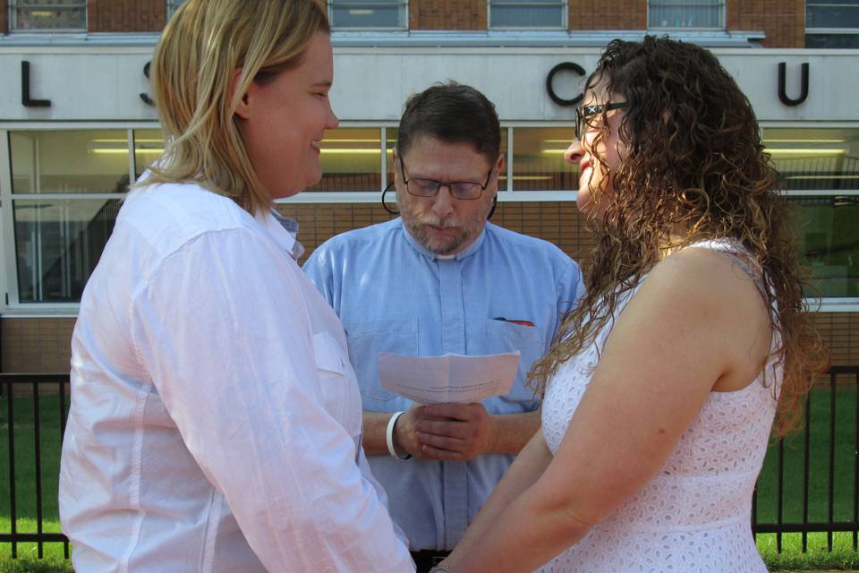 Wedding at the Courthouse