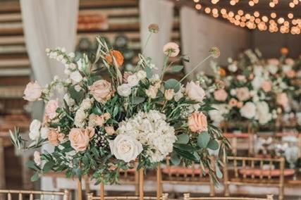 Gold Stand with muted hues