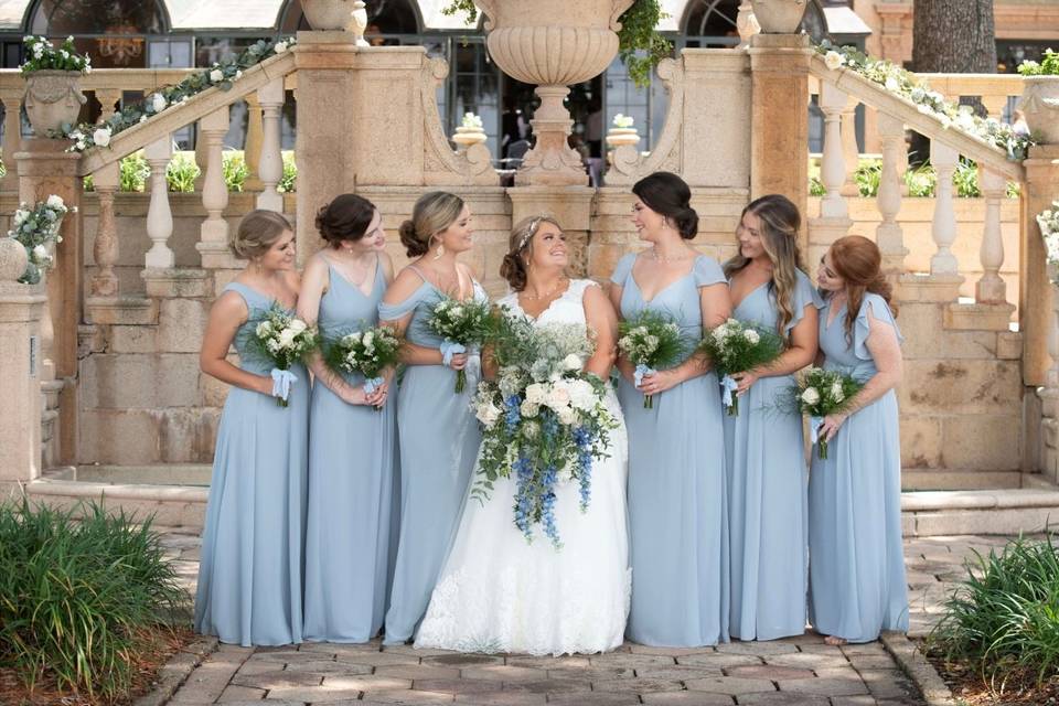 Danae-Romantic Blue and White
