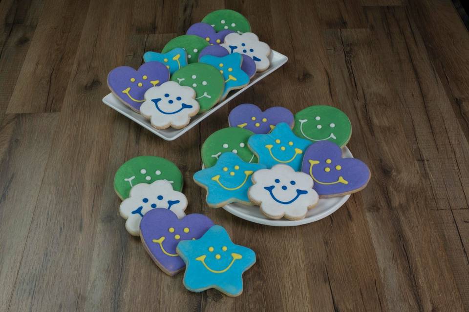 Custom Color Sugar cookies