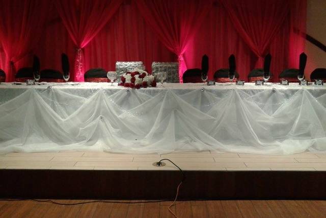 Long table head