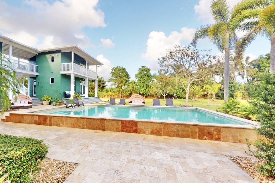 Pool and patio