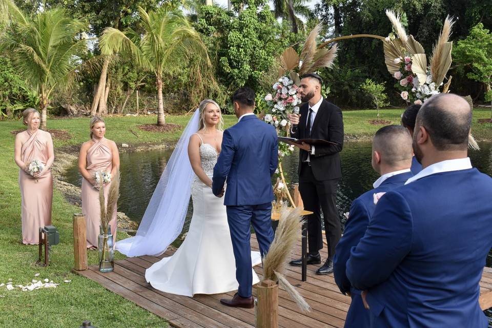 Ceremony in progress
