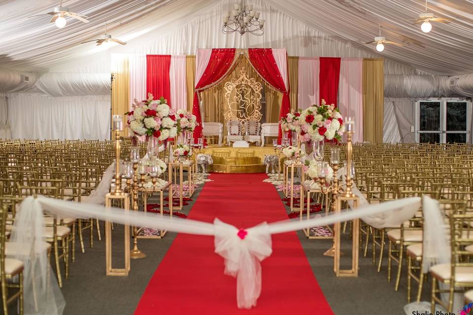 Wedding ceremony stage​