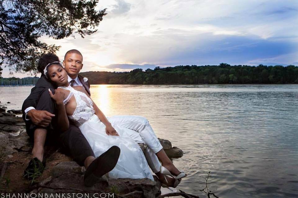 Lakeside couple