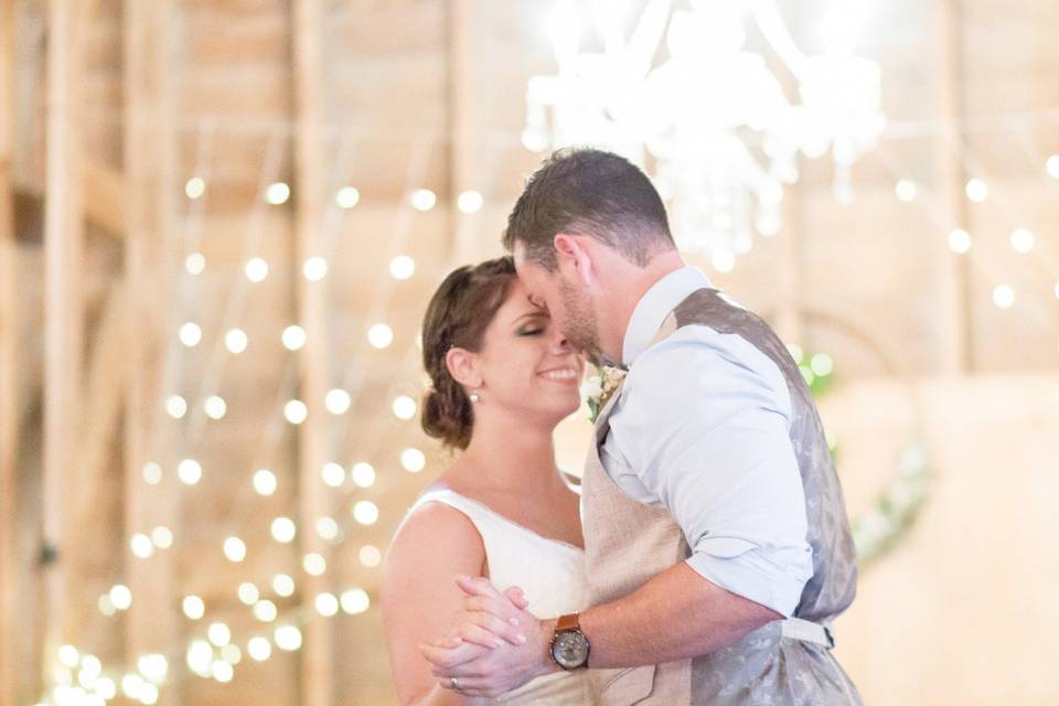 First dance as newlyweds