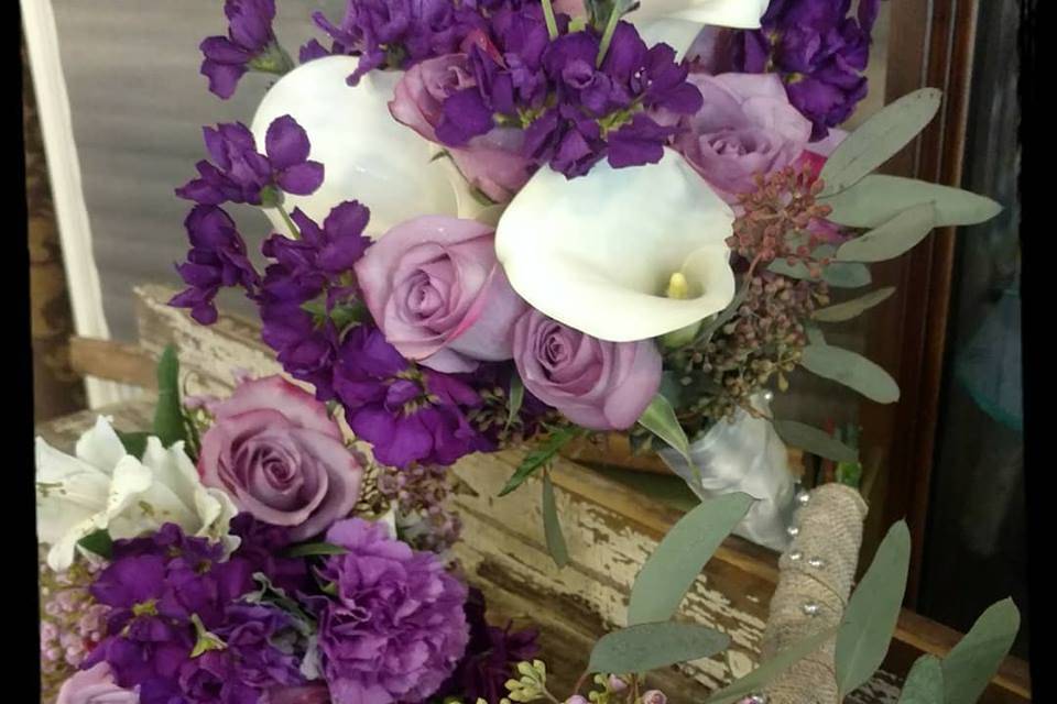 Purple hand-wrap Bridals 2