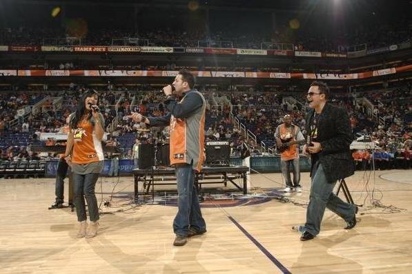 Static at Suns Halftime Show